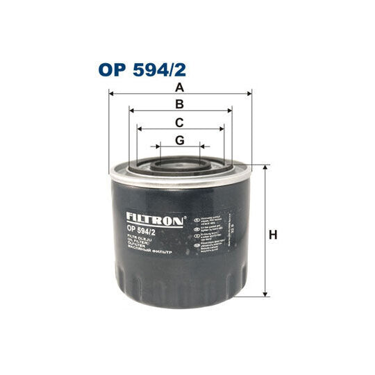 OP 594/2 Oil filter