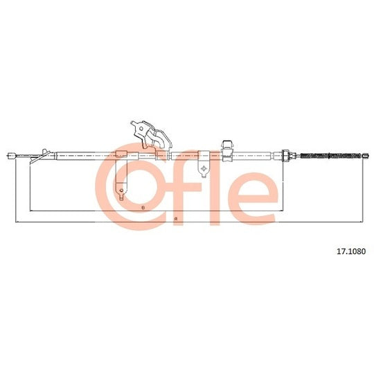 17.1080 Cable, parking brake