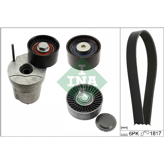 529 0368 10 V-Ribbed Belt Set