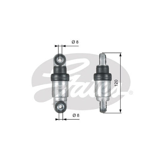 T39215 Vibration Damper, v-ribbed belt