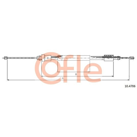 10.4706 Cable, parking brake