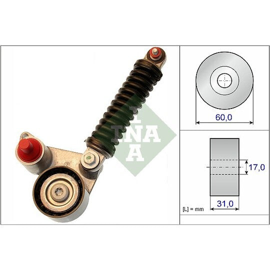 533 0107 10 Tensioner Lever, v-ribbed belt