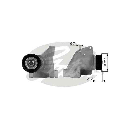 T38316 Tensioner Pulley, v-ribbed belt