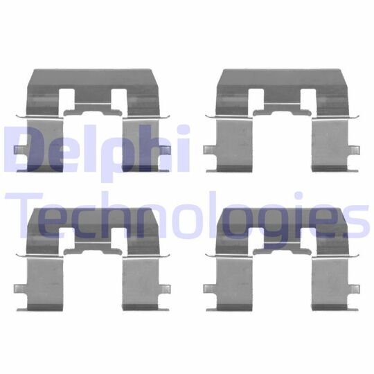 LX0368 Accessory Kit, disc brake pad
