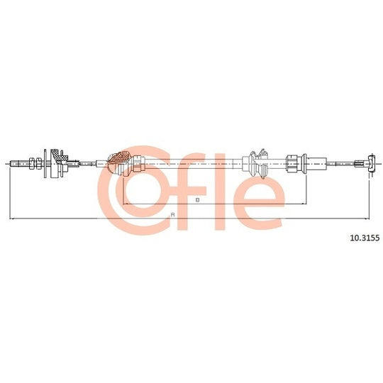 10.3155 Clutch Cable