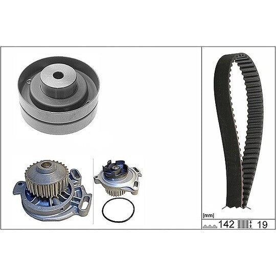 530 0156 30 Water Pump & Timing Belt Set