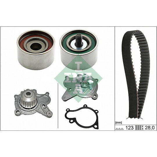 530 0502 31 Water Pump & Timing Belt Set