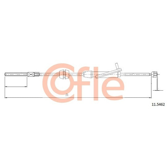 11.5462 Cable, parking brake