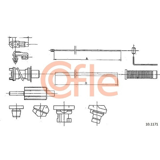 10.1171 Accelerator Cable