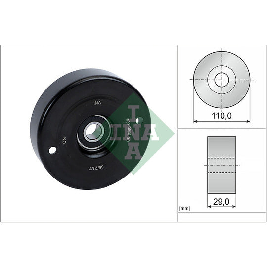 531 0551 20 Tensioner Pulley, v-ribbed belt