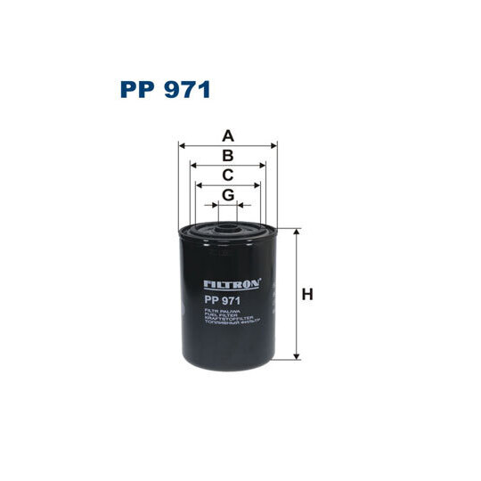 PP 971 Fuel filter