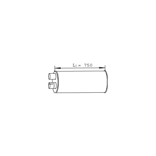 28448 Middle Silencer