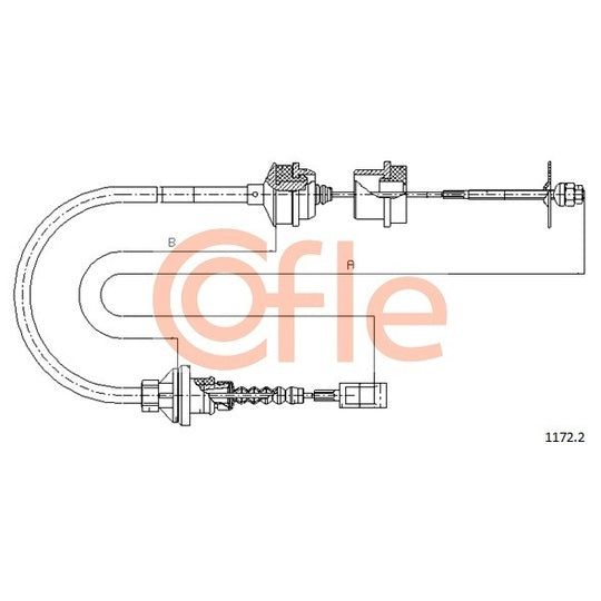 1172.2 Clutch Cable
