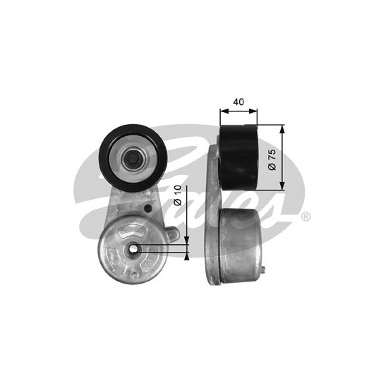 T38720 Belt Tensioner, v-ribbed belt
