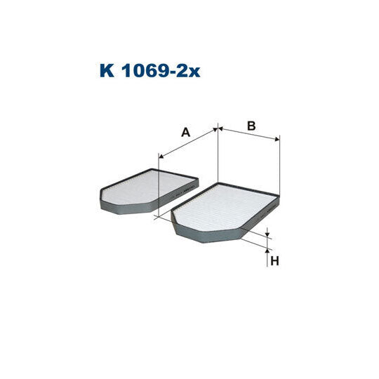 K 1069-2X Filter, interior air