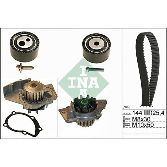 530 0474 30 Water Pump & Timing Belt Set