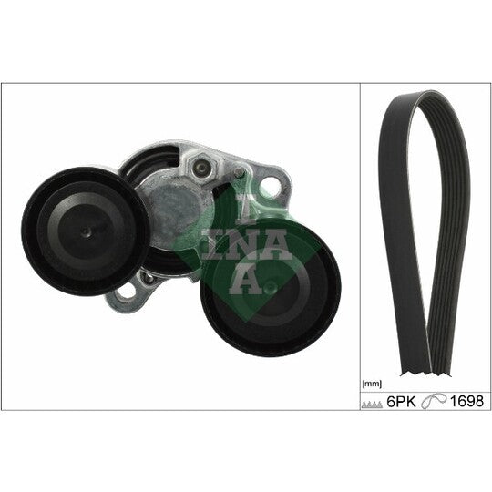 529 0206 10 V-Ribbed Belt Set