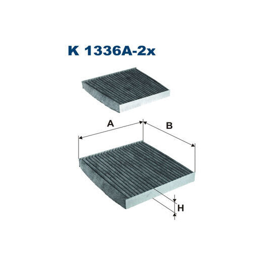K 1336A-2x Filter, interior air