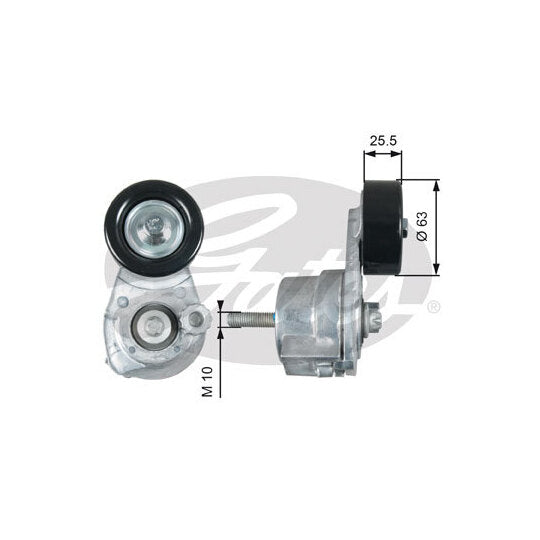 T39160 Tensioner Pulley, v-ribbed belt