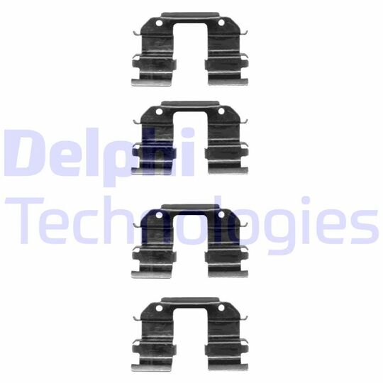 LX0372 Accessory Kit, disc brake pad