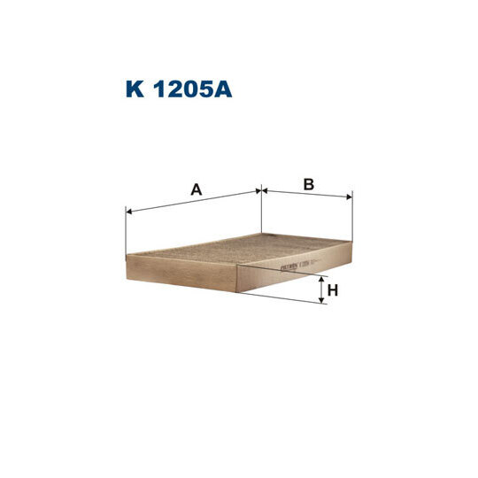 K 1205A Filter, interior air
