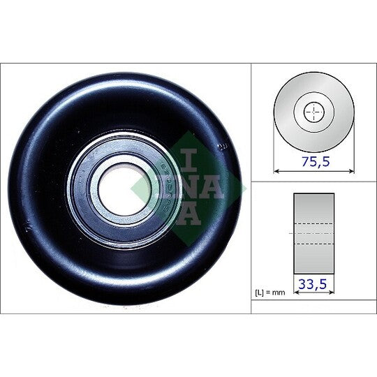 531 0827 10 Tensioner Pulley, v-ribbed belt