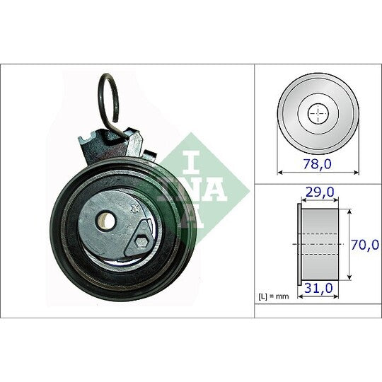 531 0532 10 Tensioner Pulley, timing belt