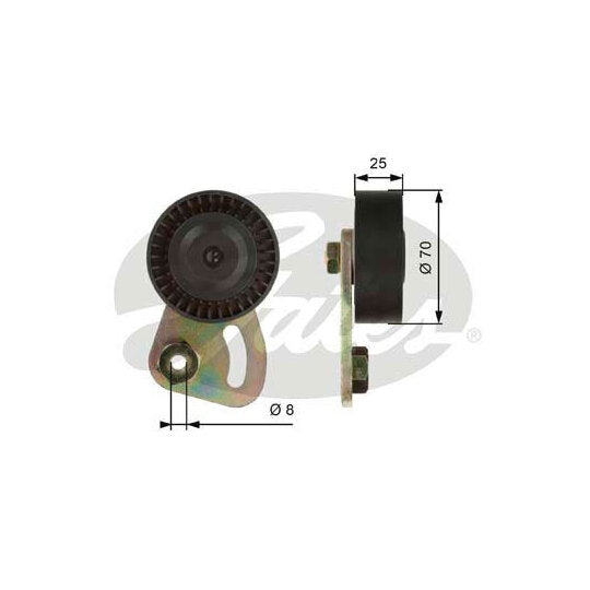 T39019 Tensioner Pulley, v-ribbed belt
