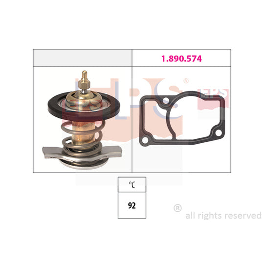 1.880.607 Thermostat, coolant