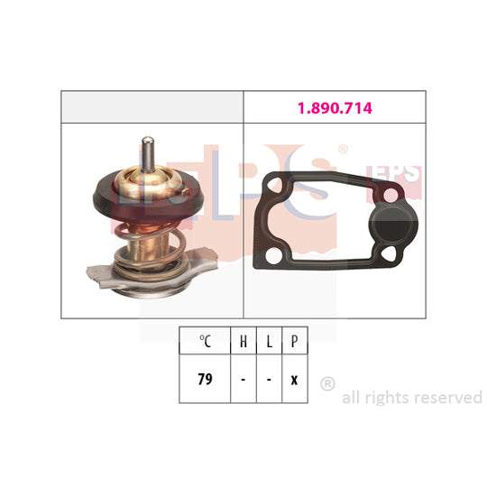 1.880.942 Thermostat, coolant