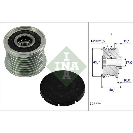 535 0021 10 Alternator Freewheel Clutch