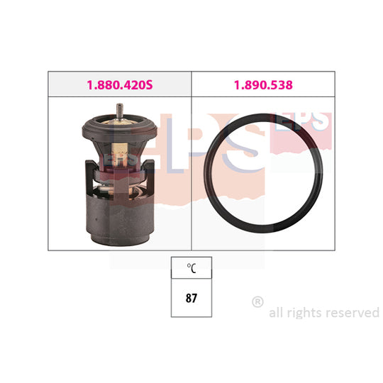 1.880.420 Thermostat, coolant