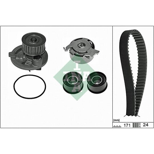 530 0358 31 Water Pump & Timing Belt Set