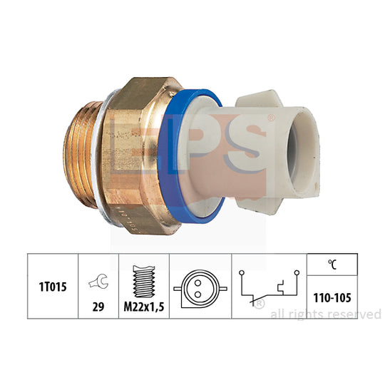 1.850.165 Temperature Switch, radiator fan