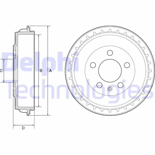 BF563 Brake Drum