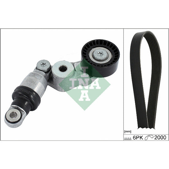 529 0413 10 V-Ribbed Belt Set