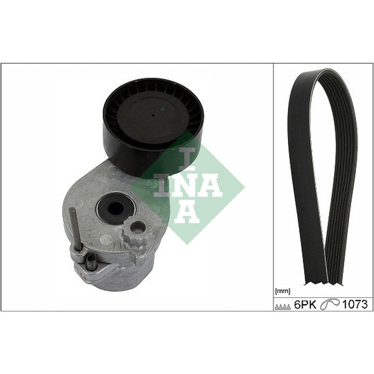 529 0530 10 V-Ribbed Belt Set