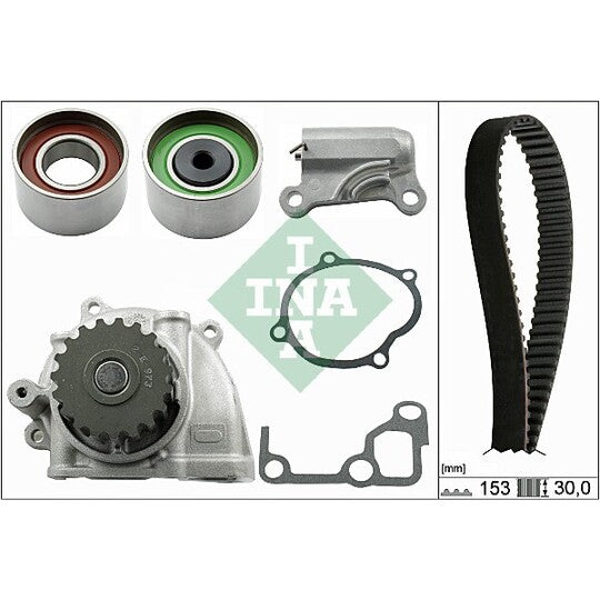 530 0477 30 Water Pump & Timing Belt Set