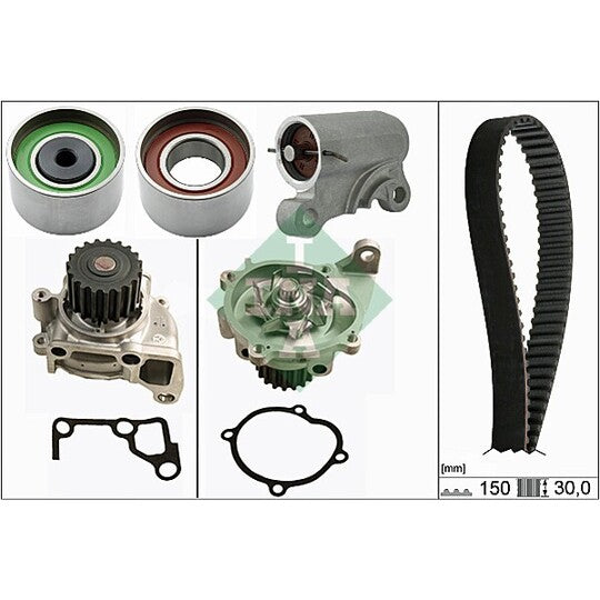 530 0519 30 Water Pump & Timing Belt Set
