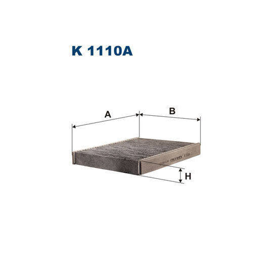 K 1110A Filter, interior air