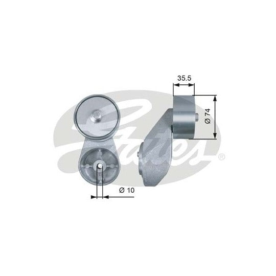 T36501 Belt Tensioner, v-ribbed belt