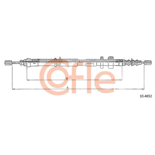 10.4652 Cable, parking brake