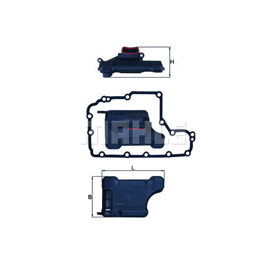 HX 157D Hydraulic Filter, automatic transmission