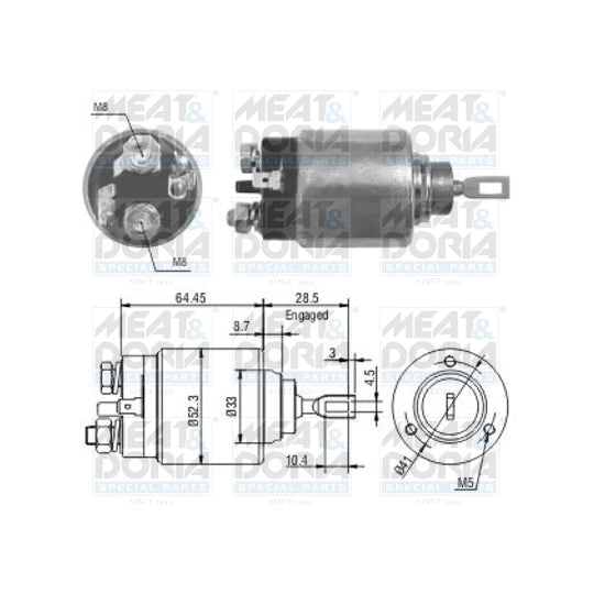 46071 Solenoid Switch, starter