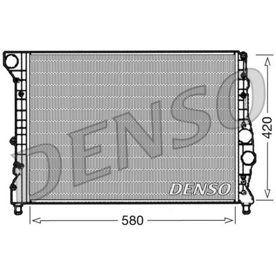 DRM01001 Radiator, engine cooling