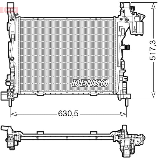 DRM23062 Radiator, engine cooling