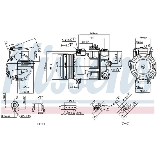 890696 Compressor, air conditioning