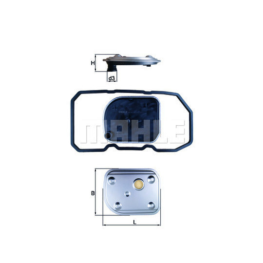 HX 158D Hydraulic Filter, automatic transmission