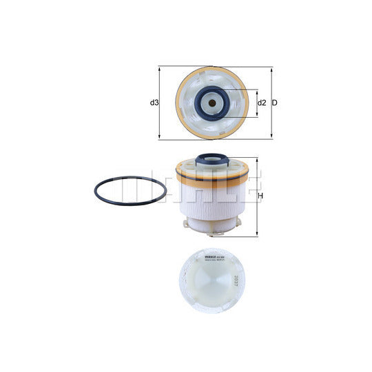 KX 586D Fuel filter