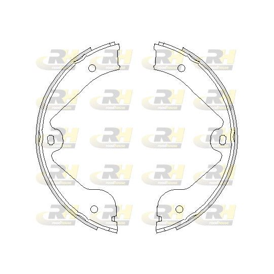 4735.00 Brake Shoe Set, parking brake
